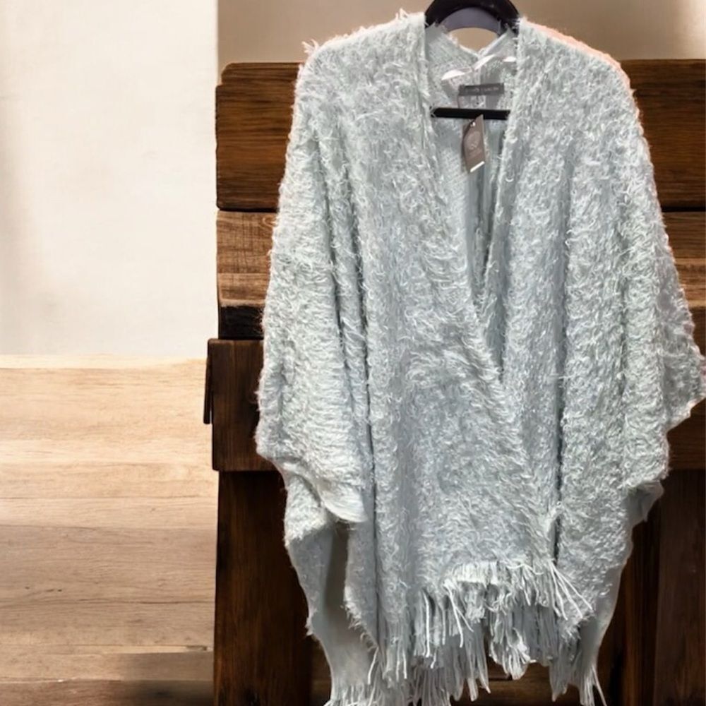 Vince Camuto Cozy Fringe Poncho